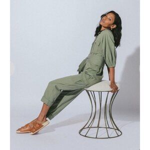 Cleobella Organic Cotton Utility Jumpsuit Size Small